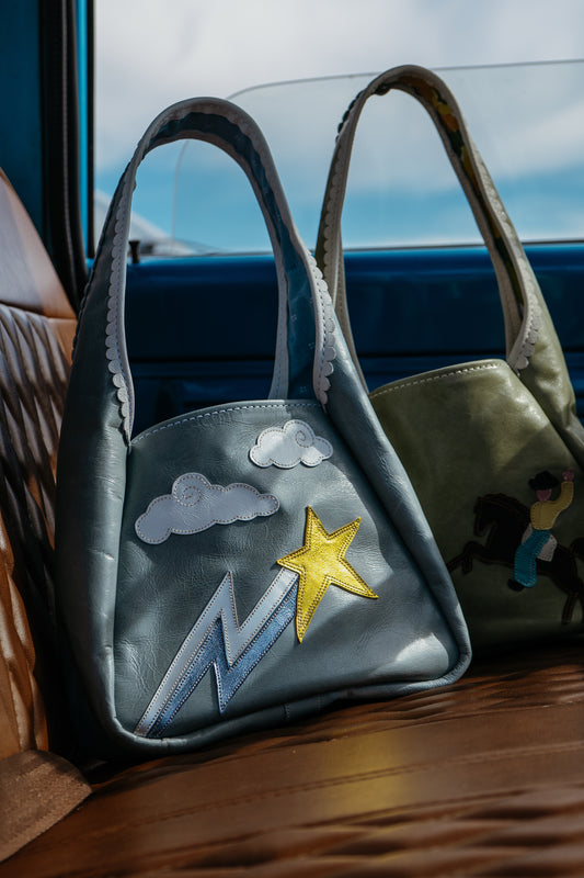 Shooting star hobo bag