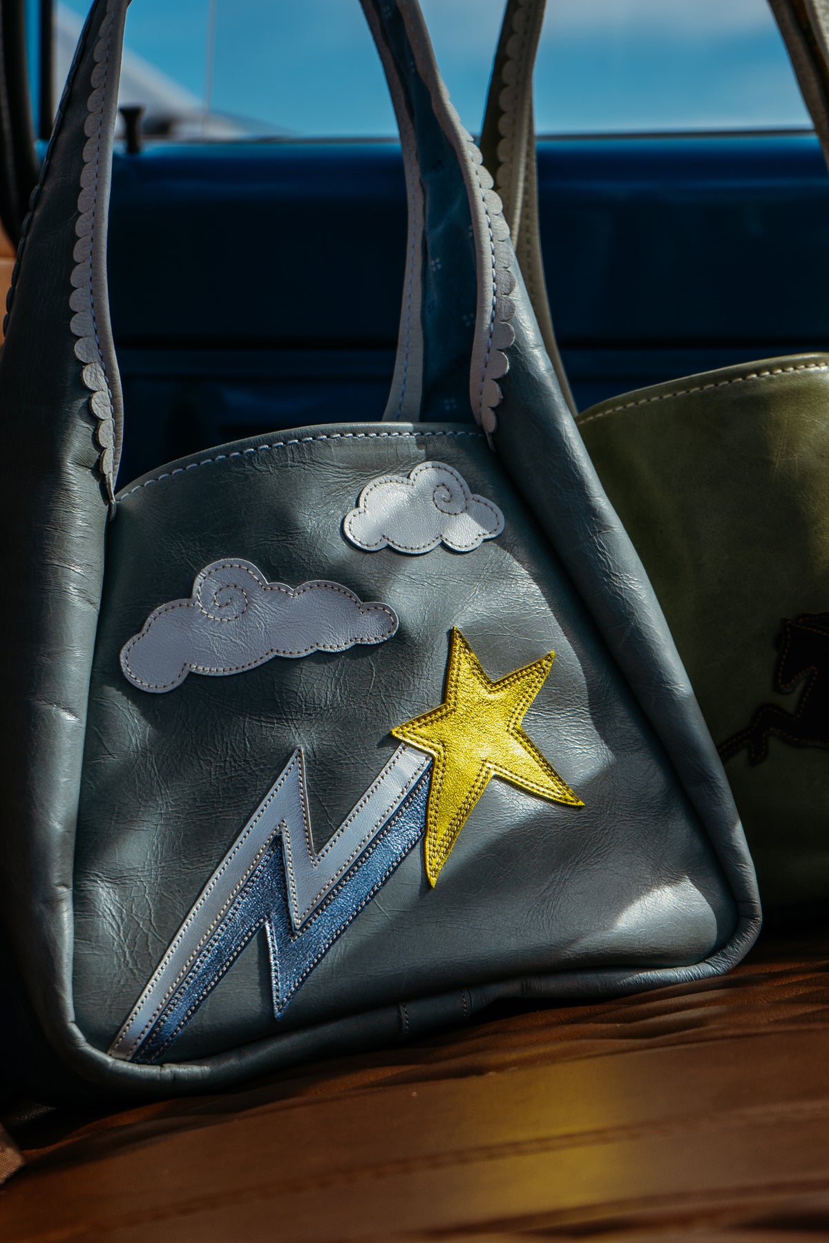 Shooting star hobo bag