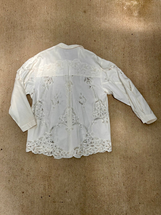 Linen button down