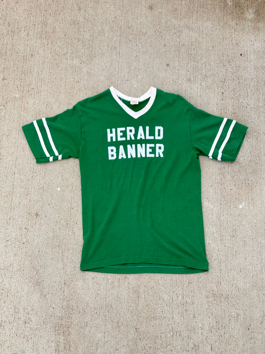 Herald Banner baseball tee