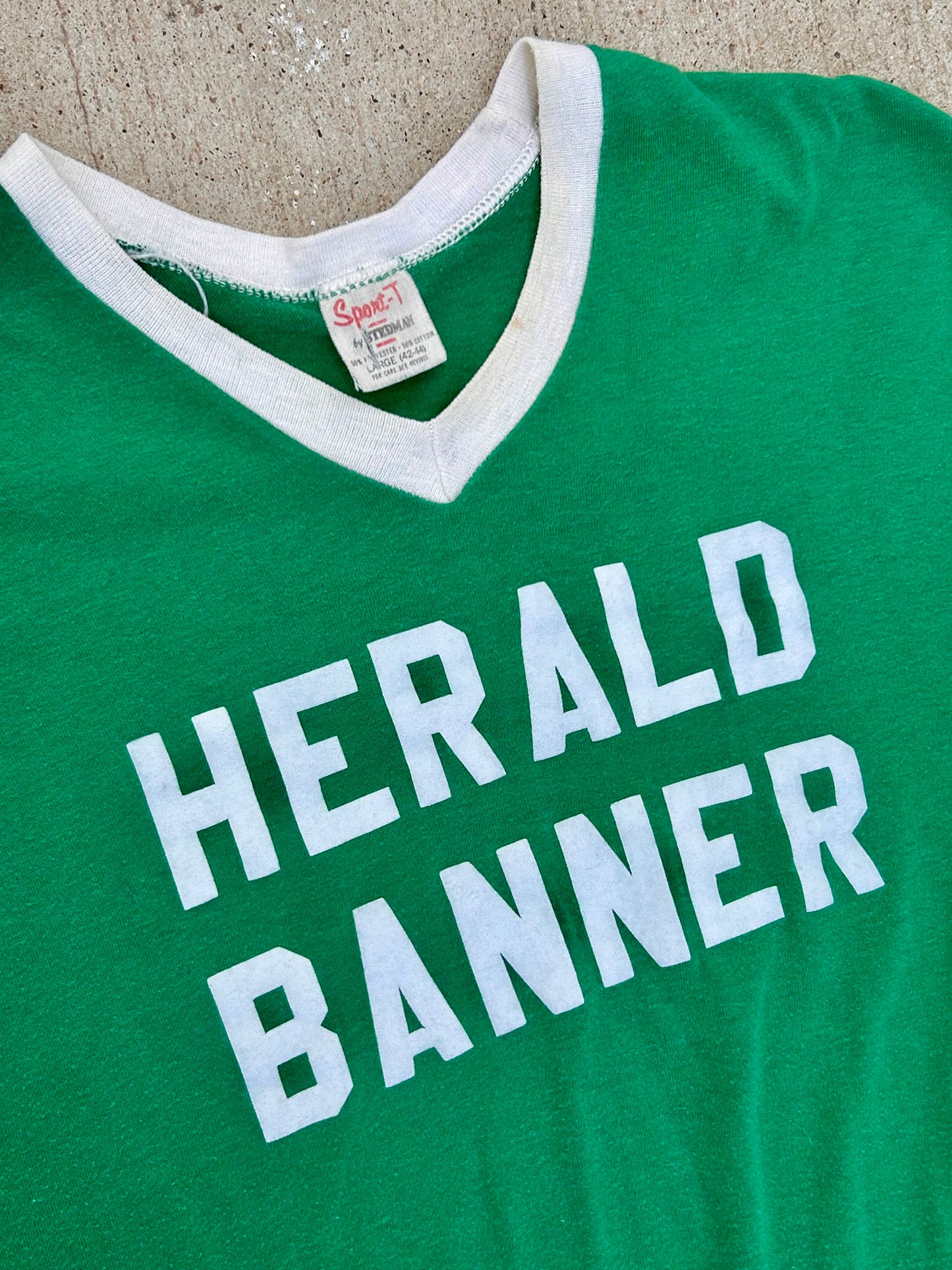 Herald Banner baseball tee