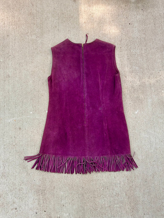 1970's suede dress