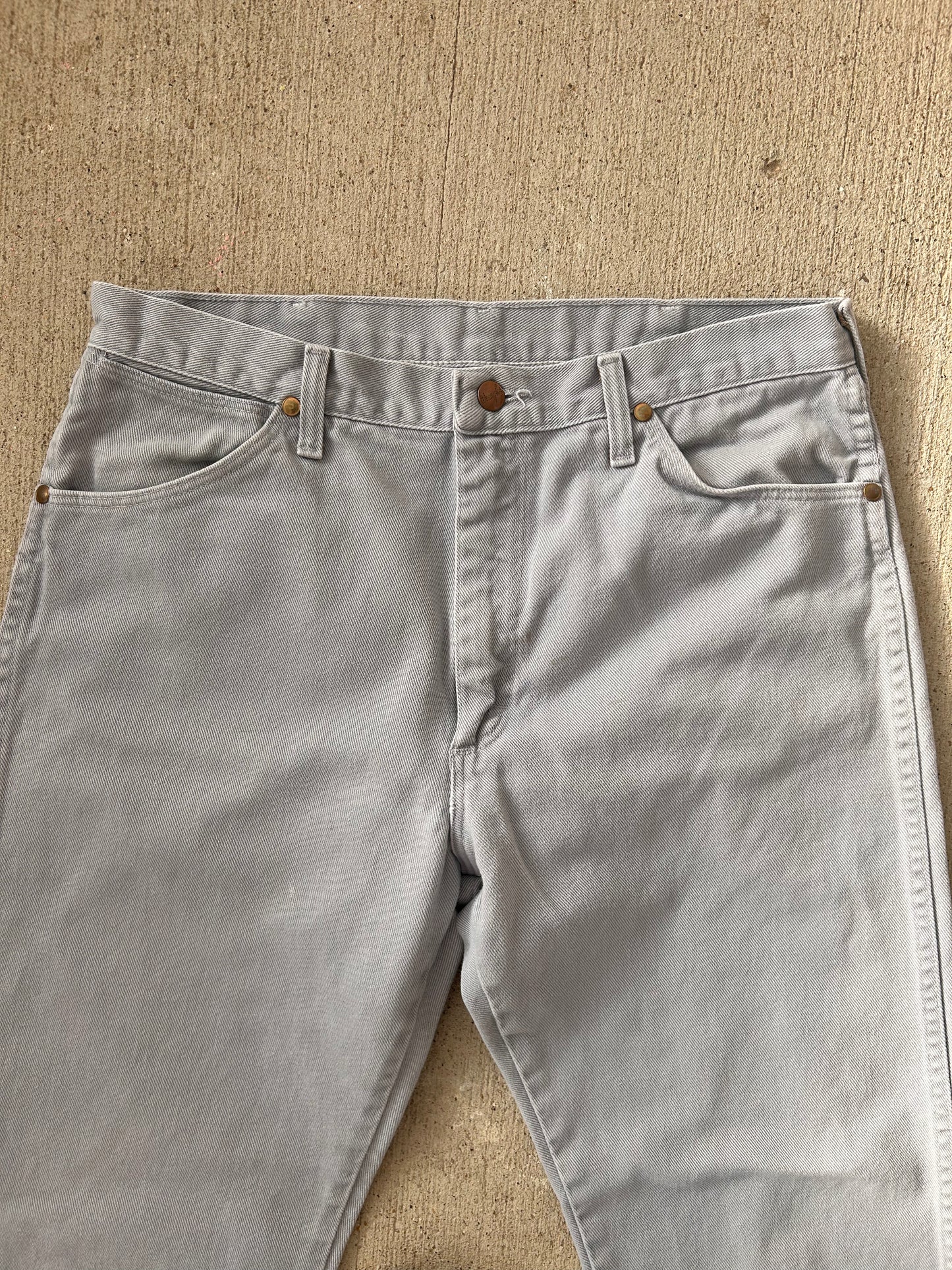 Grey Wrangler jeans