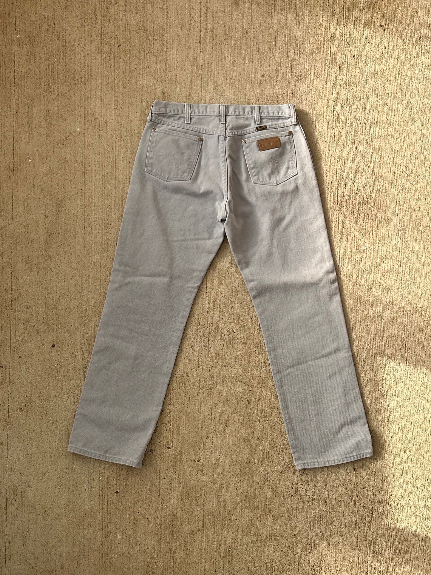 Grey Wrangler jeans
