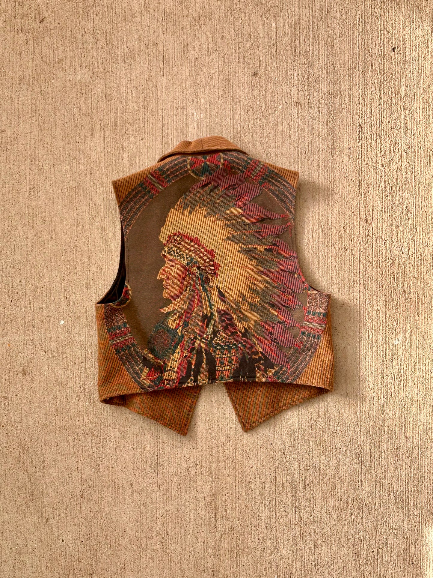 Vintage indian chief vest