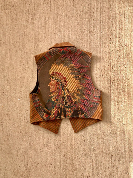 Vintage indian chief vest